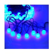 Гирлянда светодиодная «Шарики» 100LED син. 2.4см наружняя соединяемая до 3мод. SHLights 4690601004321