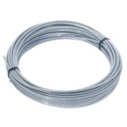 Трос стальной в оплетке ПВХ М3/4мм (уп.20м) подвес СТРОЙМЕТИЗ 4150060