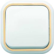 Выключатель 1-кл. ОП Валентина 10А IP20 А16-038 бел./зол. Кунцево 7631