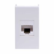 Розетка компьютерная 1-м 1мод. Viva RJ45 кат.5E бел. DKC 45038