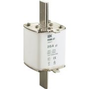 Вставка плавкая ППНИ-37 315А габарит 2 IEK DPP40-315